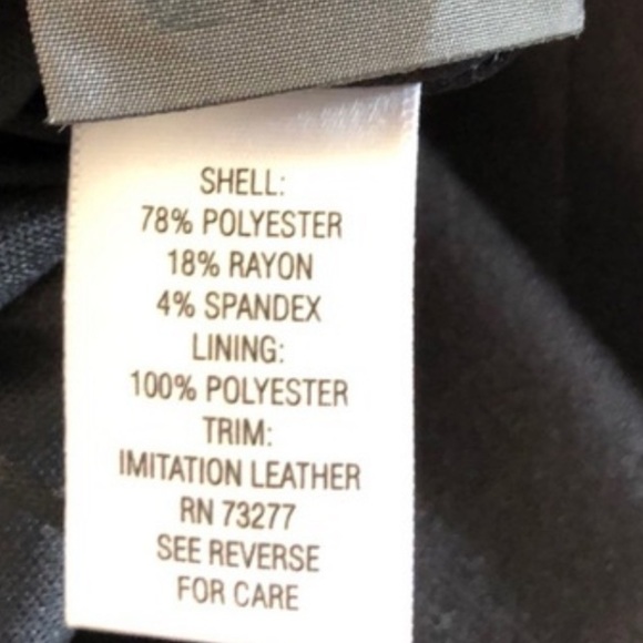 DANA Buchman Black Skirt Size 10 Gold Zippers Back Slit Knee Length Career
Work - Picture 4 of 8